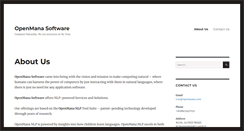 Desktop Screenshot of openmana.com